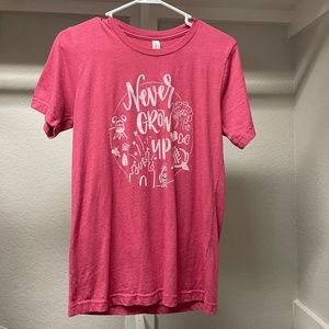 Disney Never Grow Up - size small shirt